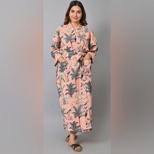 COPY - Bohemian Jungle print Kimono/Robe.